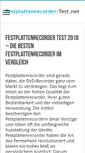 Mobile Screenshot of festplattenrecorder-test.net